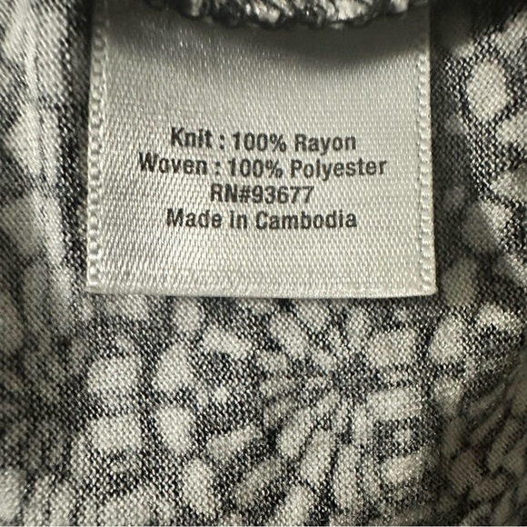 A.N.A | TUNIC | BLACK AND WHITE | SZ XL | - Picture 7 of 8